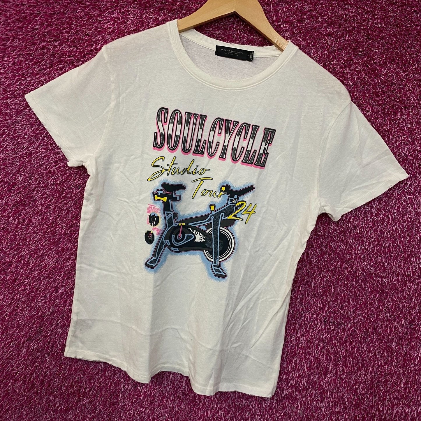 SoulCycle Studio Tour 24 Retro Graphic T-Shirt Small