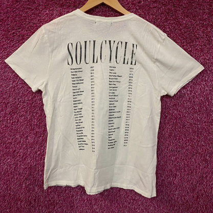 SoulCycle Studio Tour 24 Retro Graphic T-Shirt Small