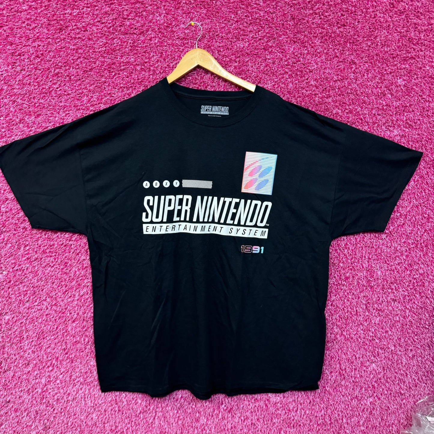 Super Nintendo NES Logo T-shirt size 3XL