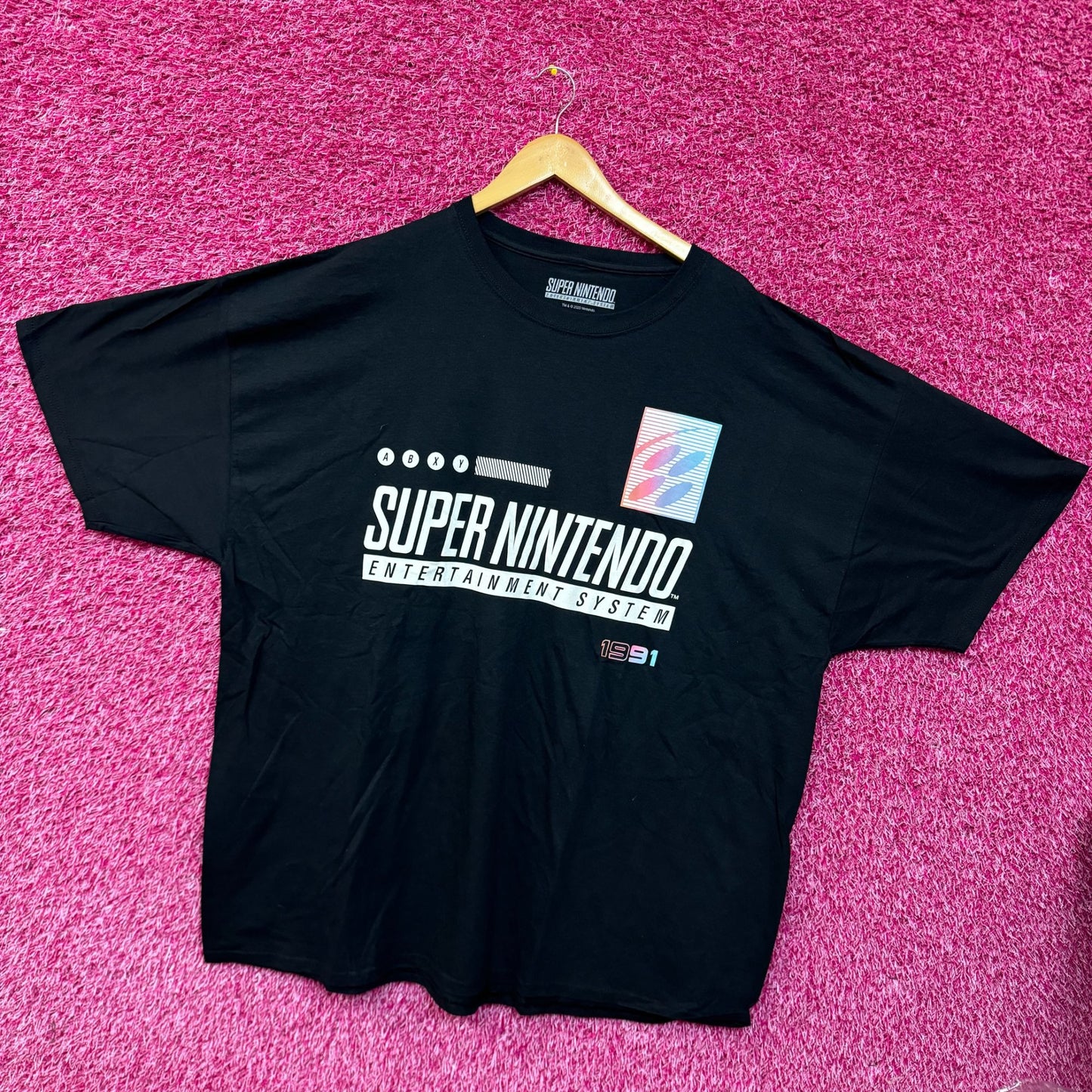 Super Nintendo NES Logo T-shirt size 3XL