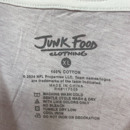 Junk Food Clothing NFL Buffalo Bills Cropped Sleeveless T-Shirt XL
