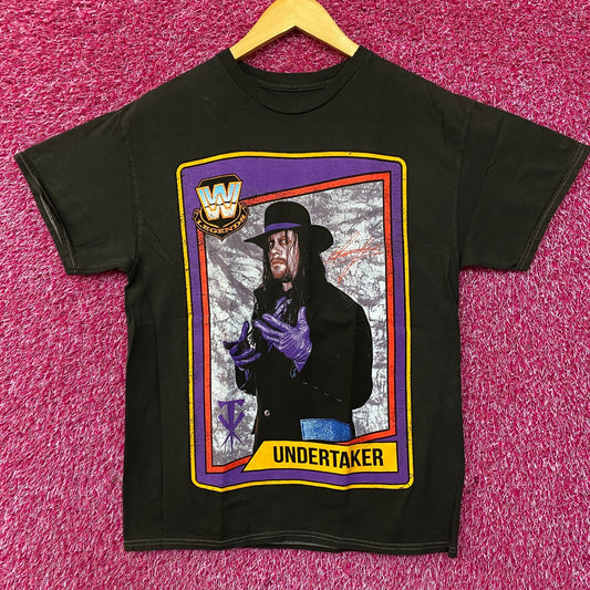 WWE The Undertaker Trading Card T-Shirt Medium