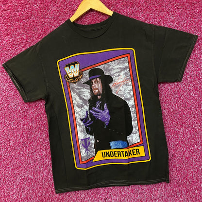 WWE The Undertaker Trading Card T-Shirt Medium