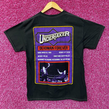 WWE The Undertaker Trading Card T-Shirt Medium
