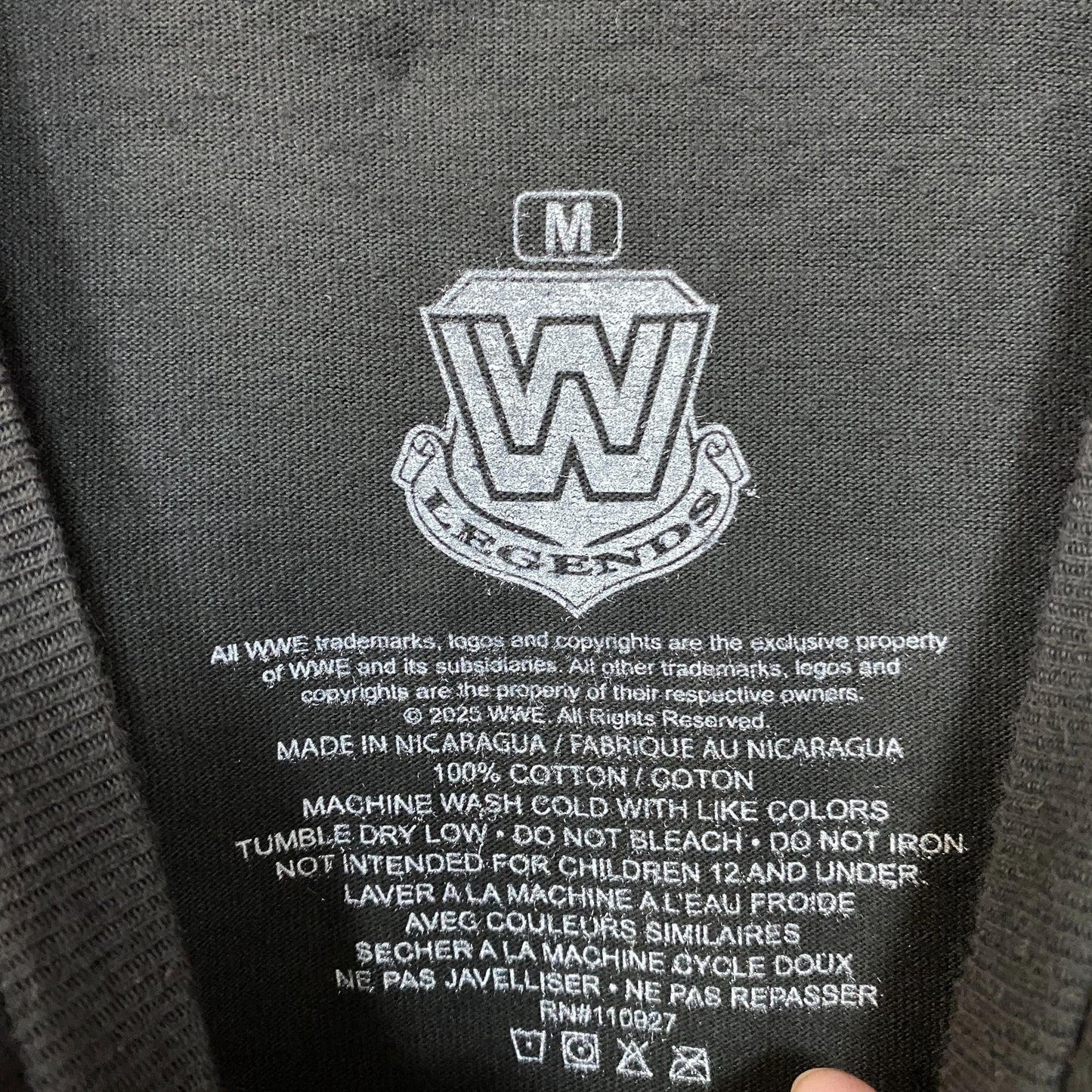 WWE The Undertaker Trading Card T-Shirt Medium