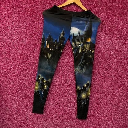 Harry Potter Hogwarts-Themed Graphic Leggings XS