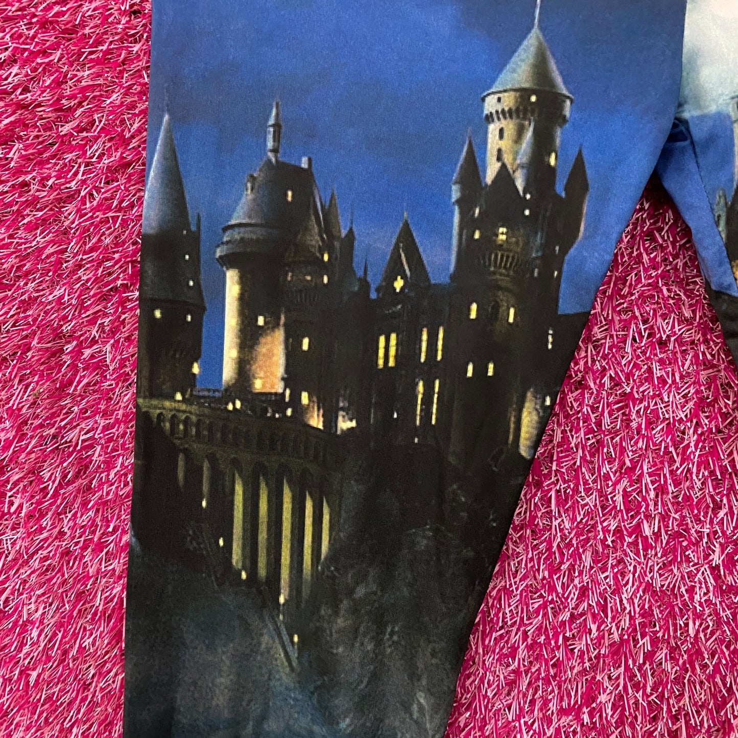 Harry Potter Hogwarts-Themed Graphic Leggings XS