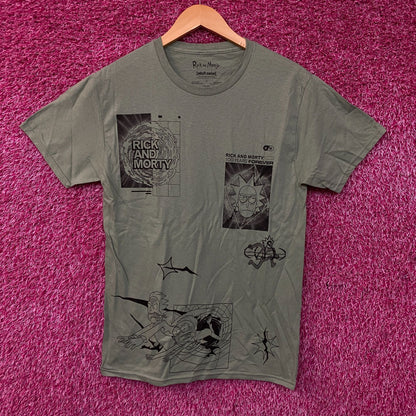 Rick and Morty Adult Swim Graphic T-Shirt Small