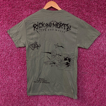 Rick and Morty Adult Swim Graphic T-Shirt Small