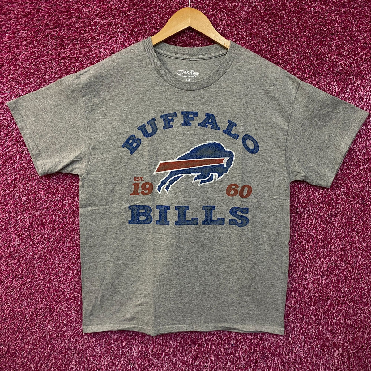 Junk Food Buffalo Bills Vintage Style Graphic T-Shirt Medium