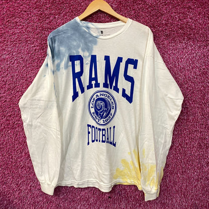 NFL Franchise NFC West Los Angeles Rams Tie-Dye Long Sleeve Large