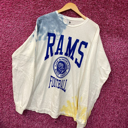 NFL Franchise NFC West Los Angeles Rams Tie-Dye Long Sleeve Large