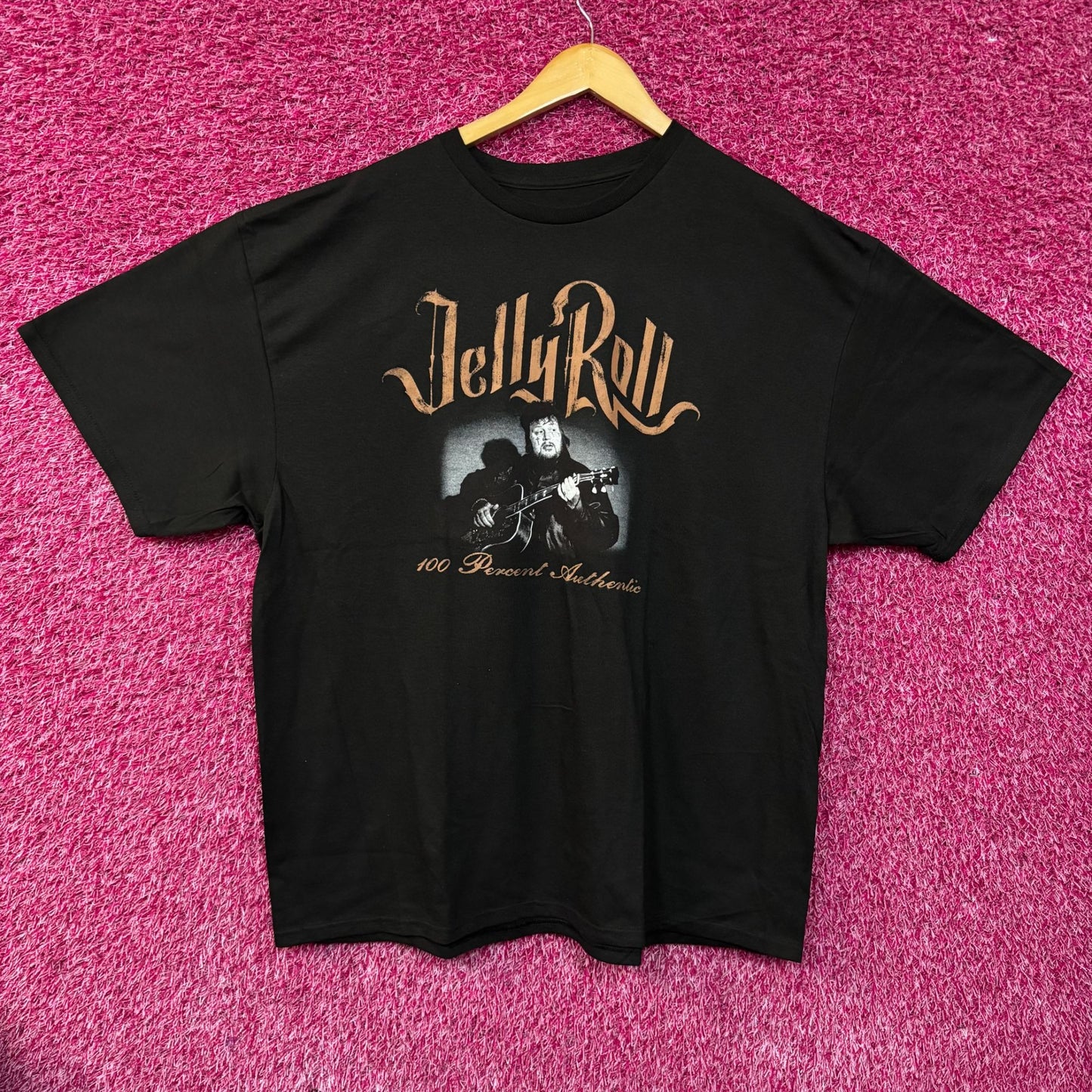 Jelly Roll Guitarman 100 Percent Authentic T-Shirts 2XL