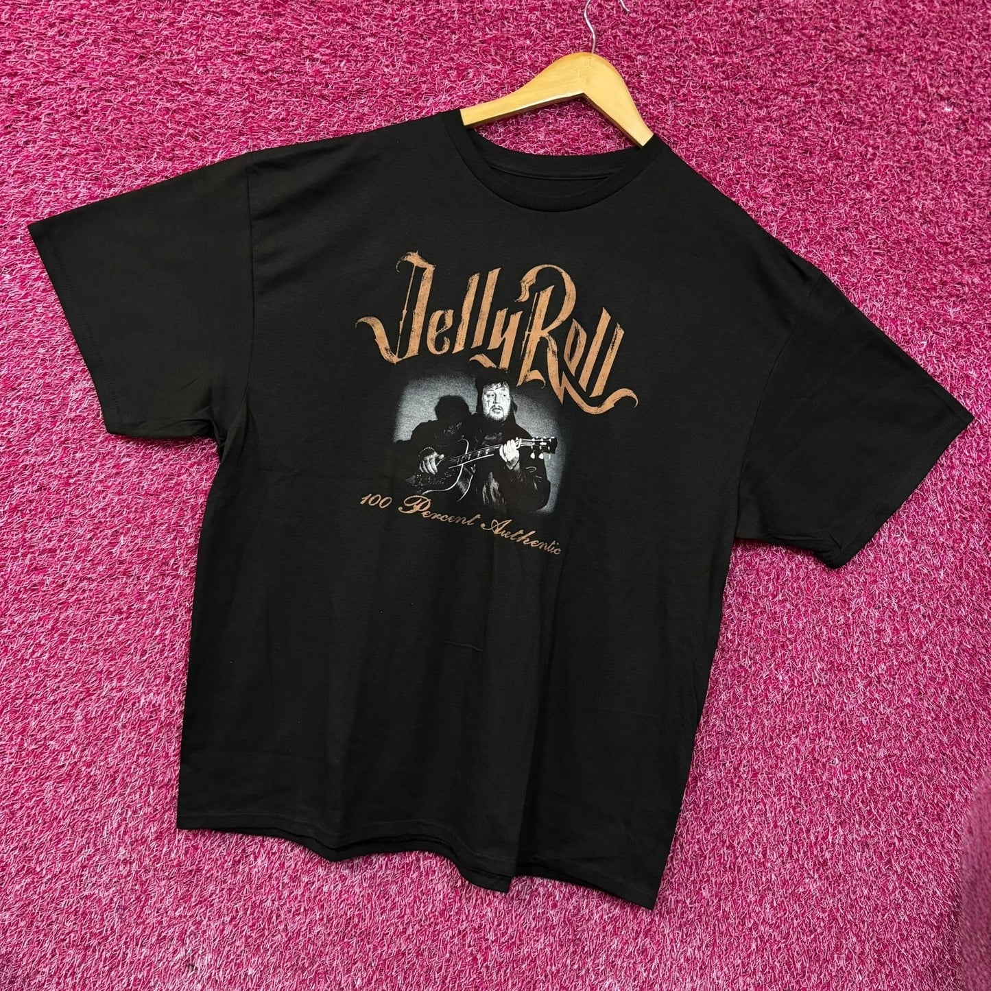 Jelly Roll Guitarman 100 Percent Authentic T-Shirts 2XL