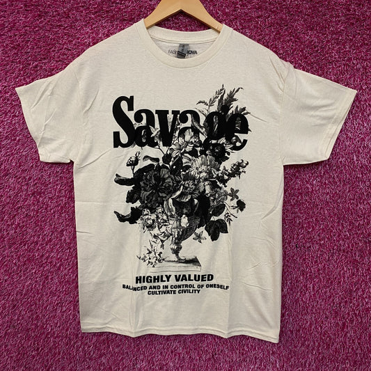 Fashion Nova Savage Flora Graphic T-Shirt Medium