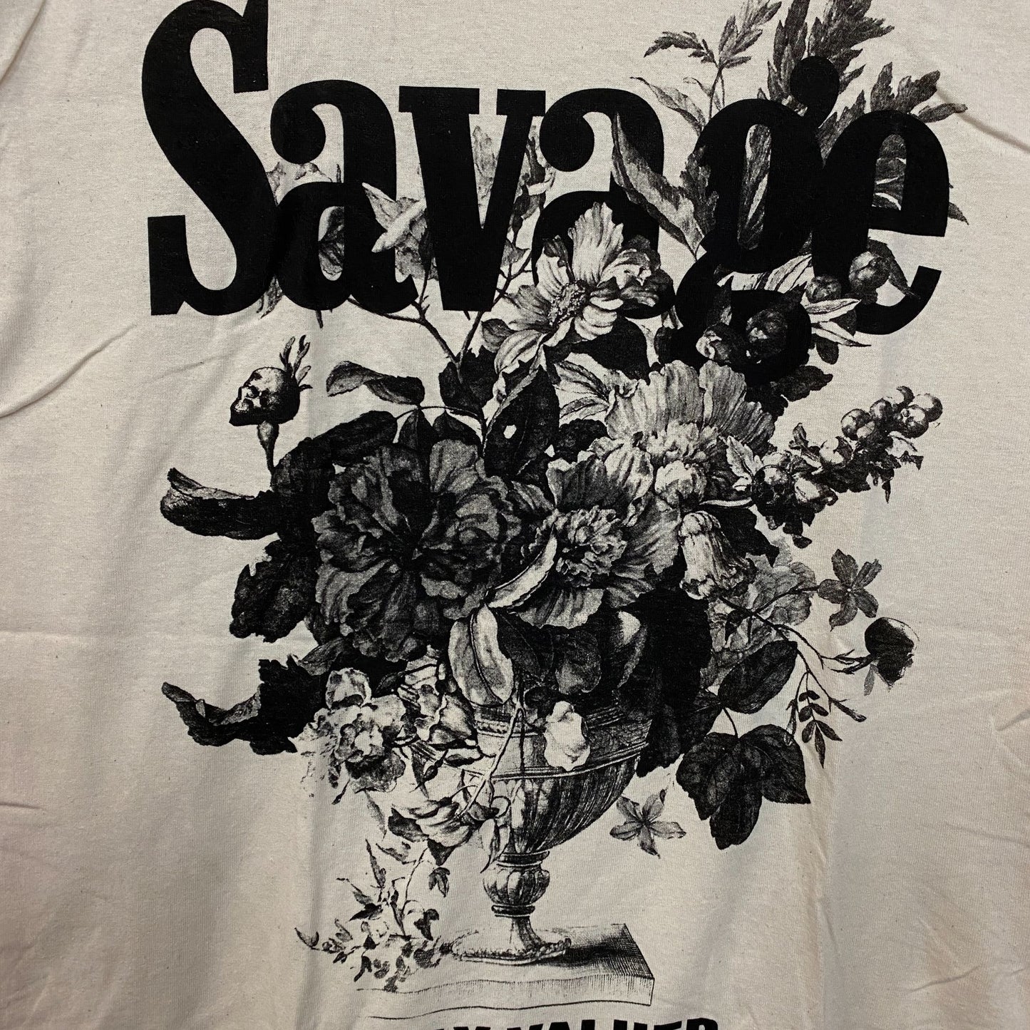 Fashion Nova Savage Flora Graphic T-Shirt Medium