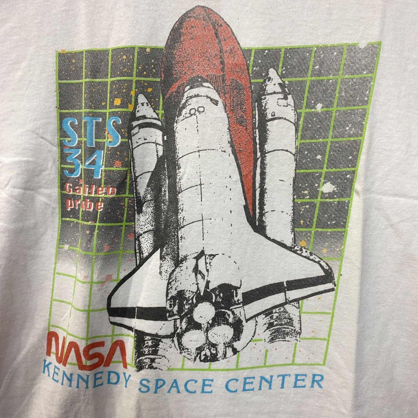 NASA STS-34 Galileo Probe Kennedy Space Center Promo Tee Medium