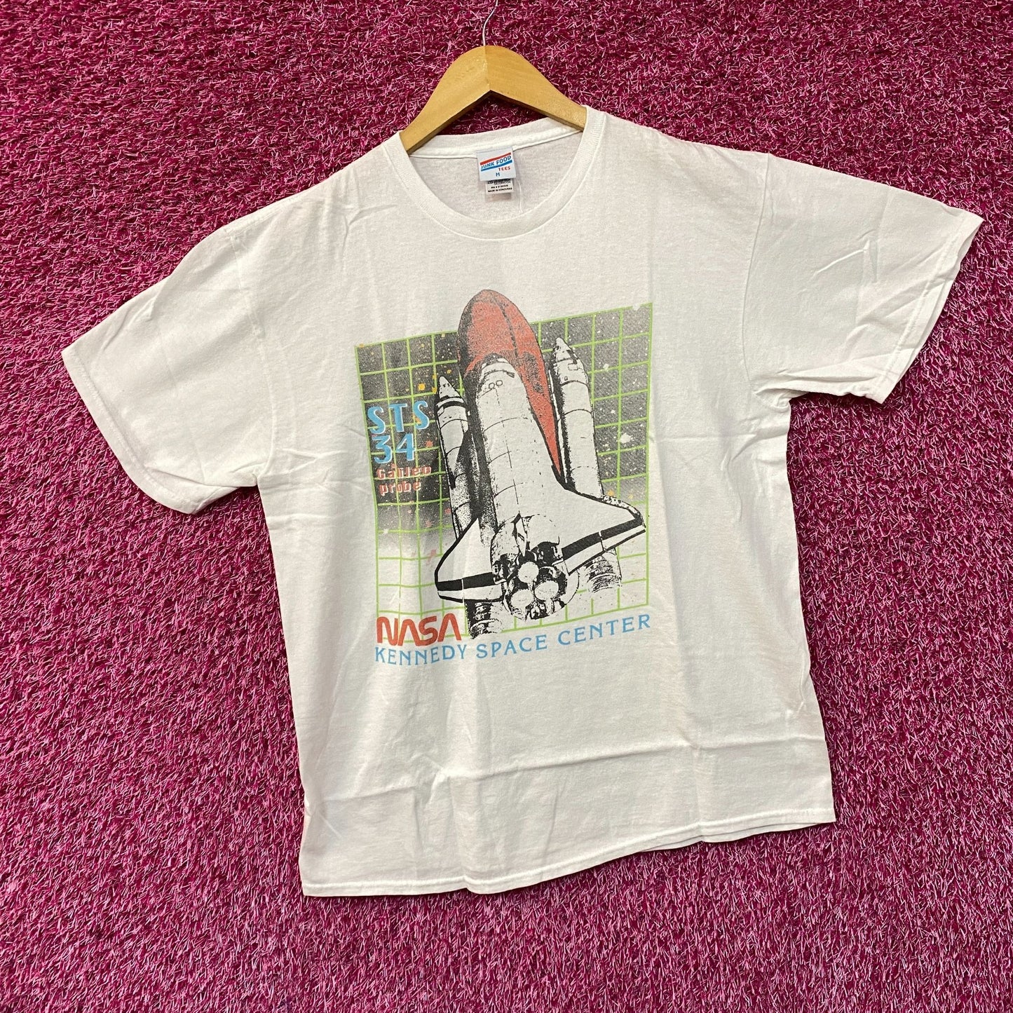 NASA STS-34 Galileo Probe Kennedy Space Center Promo Tee Medium