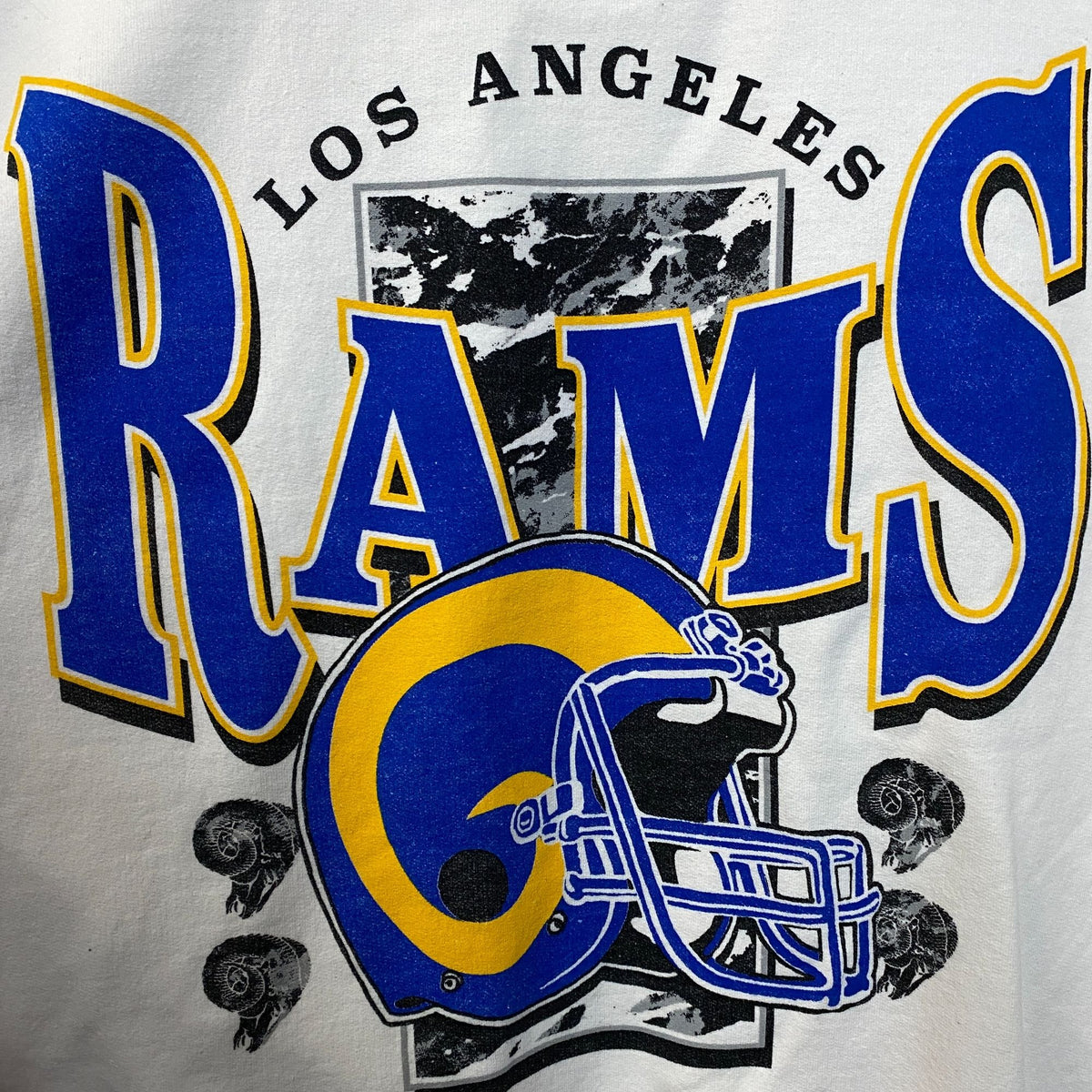 Junk Food Clothing Los Angeles Rams Conversion Crew Fleece Medium