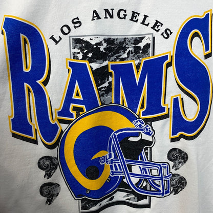 Junk Food Clothing Los Angeles Rams Conversion Crew Fleece Medium