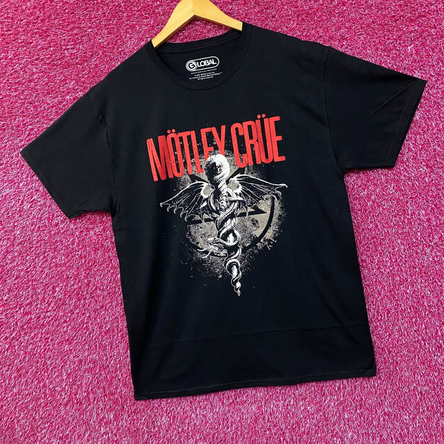 Motley Crue Dr Feel Good Rock Tshirt size Large
