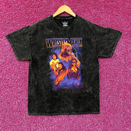 Wrestlemania Main Event Legends Collage WWE Promo T-Shirt L