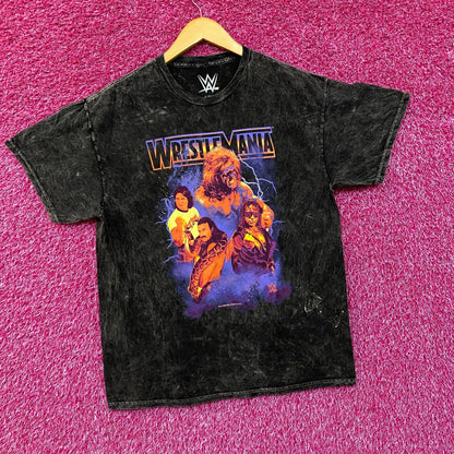 Wrestlemania Main Event Legends Collage WWE Promo T-Shirt L