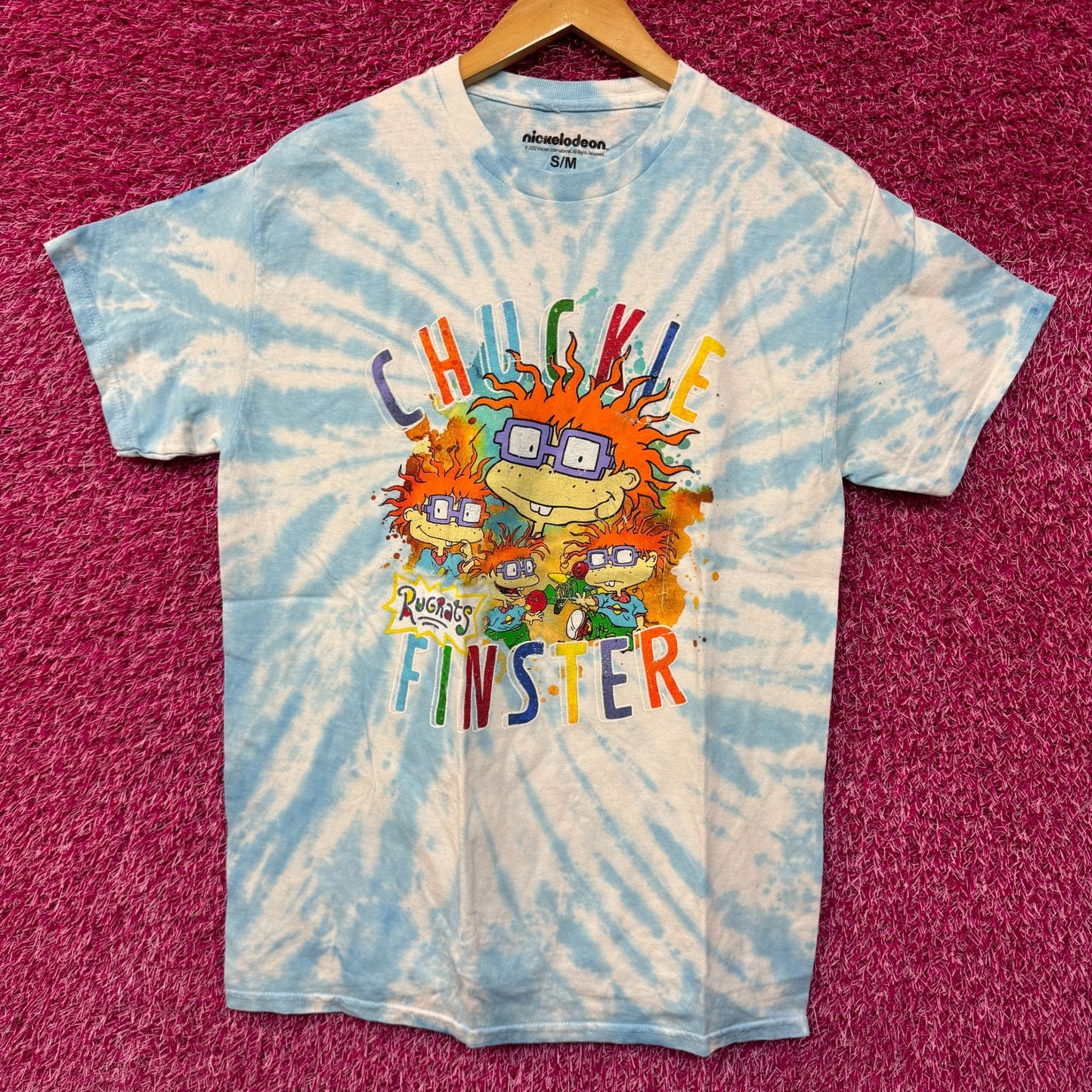 Rugrats Chuckie Finster tiedye T-shirt size medium