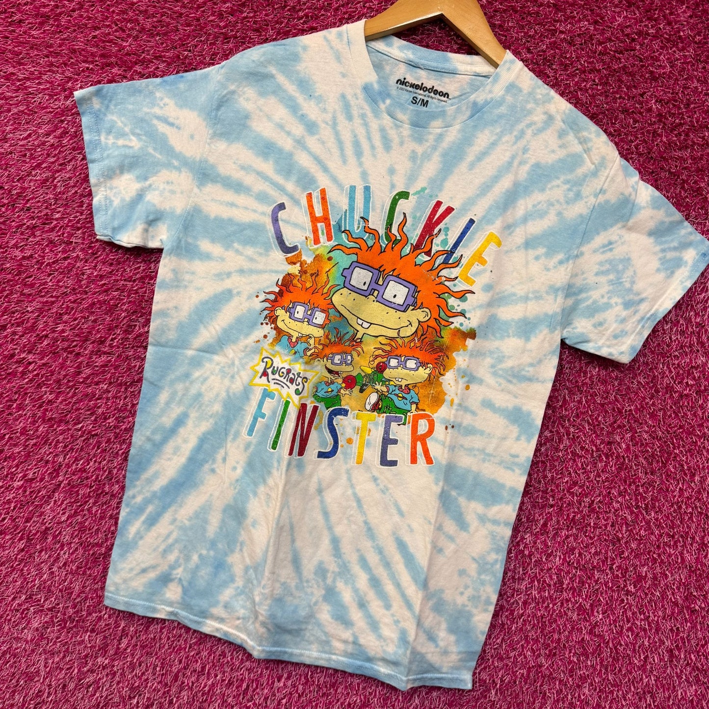 Rugrats Chuckie Finster tiedye T-shirt size medium