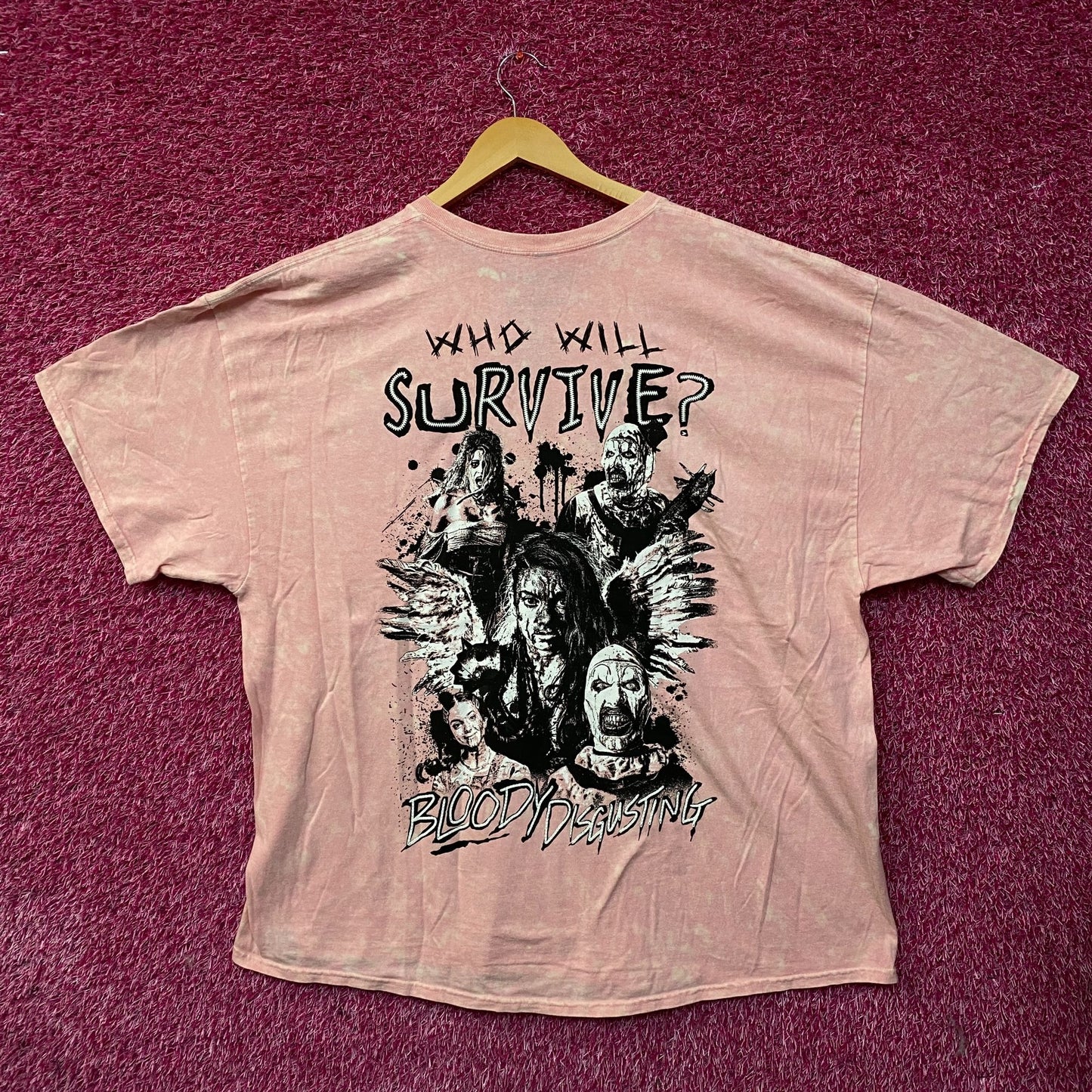Bloody Disgusting X Terrifier Art The Clown T-Shirt 2XL