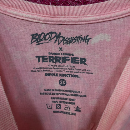 Bloody Disgusting X Terrifier Art The Clown T-Shirt 2XL