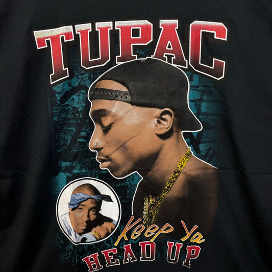 Tupac Keep Ya Head Up Rap Single West Coast Hip Hop Tee XL
