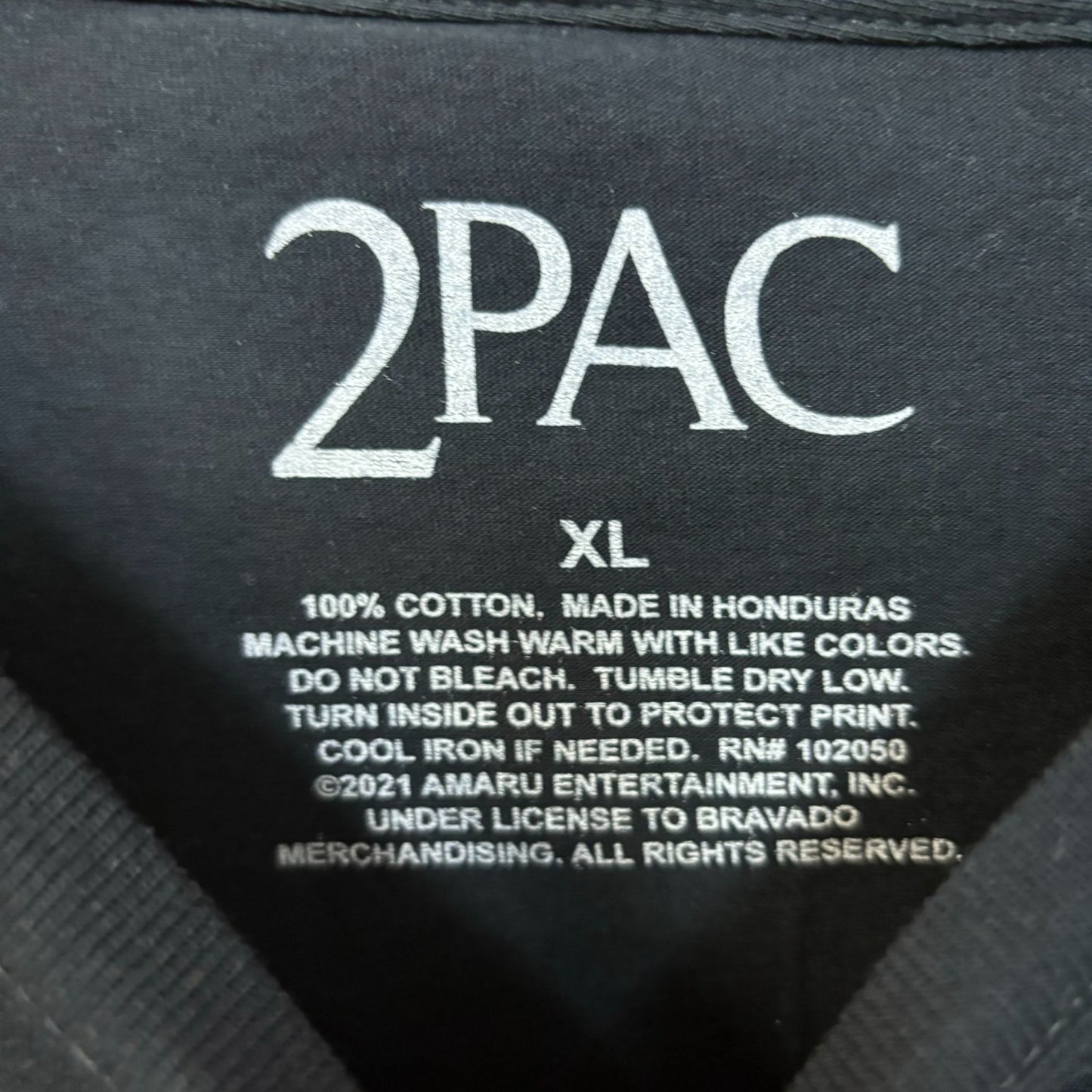 Tupac Keep Ya Head Up Rap Single West Coast Hip Hop Tee XL