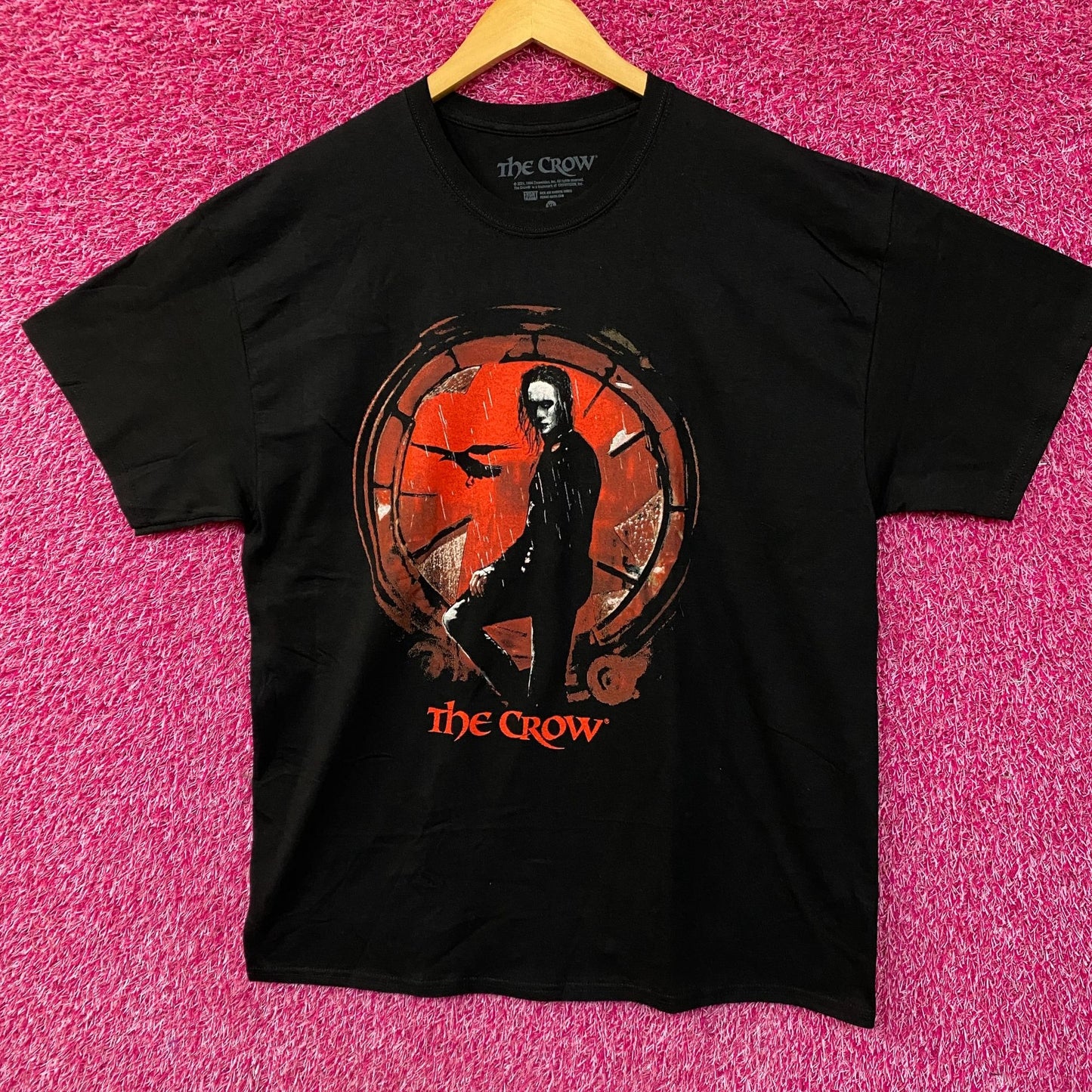 The Crow 1994 Movie Promo Poster Print T-Shirt XL