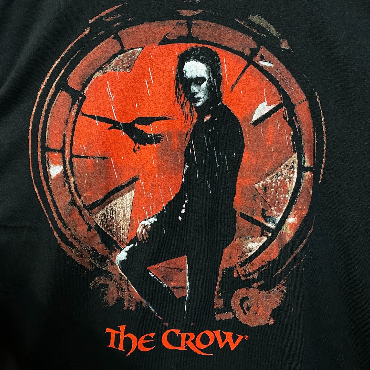 The Crow 1994 Movie Promo Poster Print T-Shirt XL