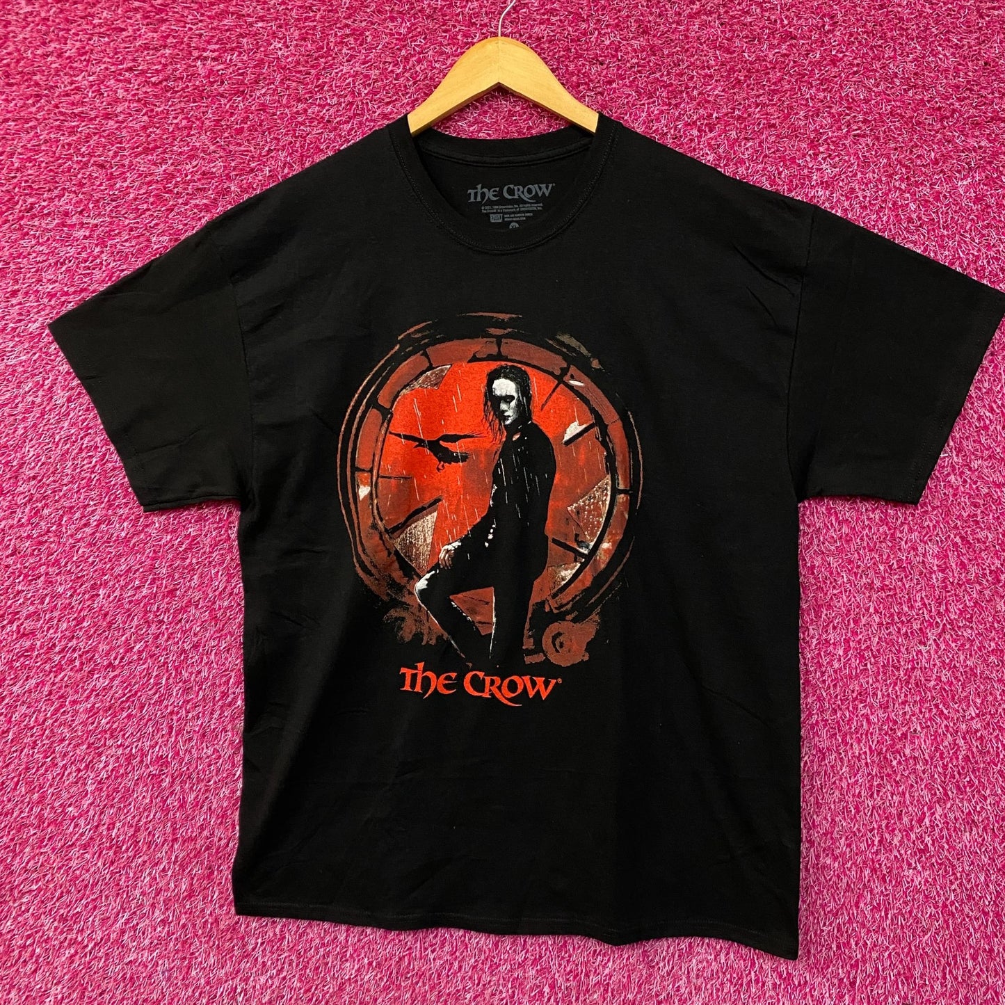 The Crow 1994 Movie Promo Poster Print T-Shirt XL