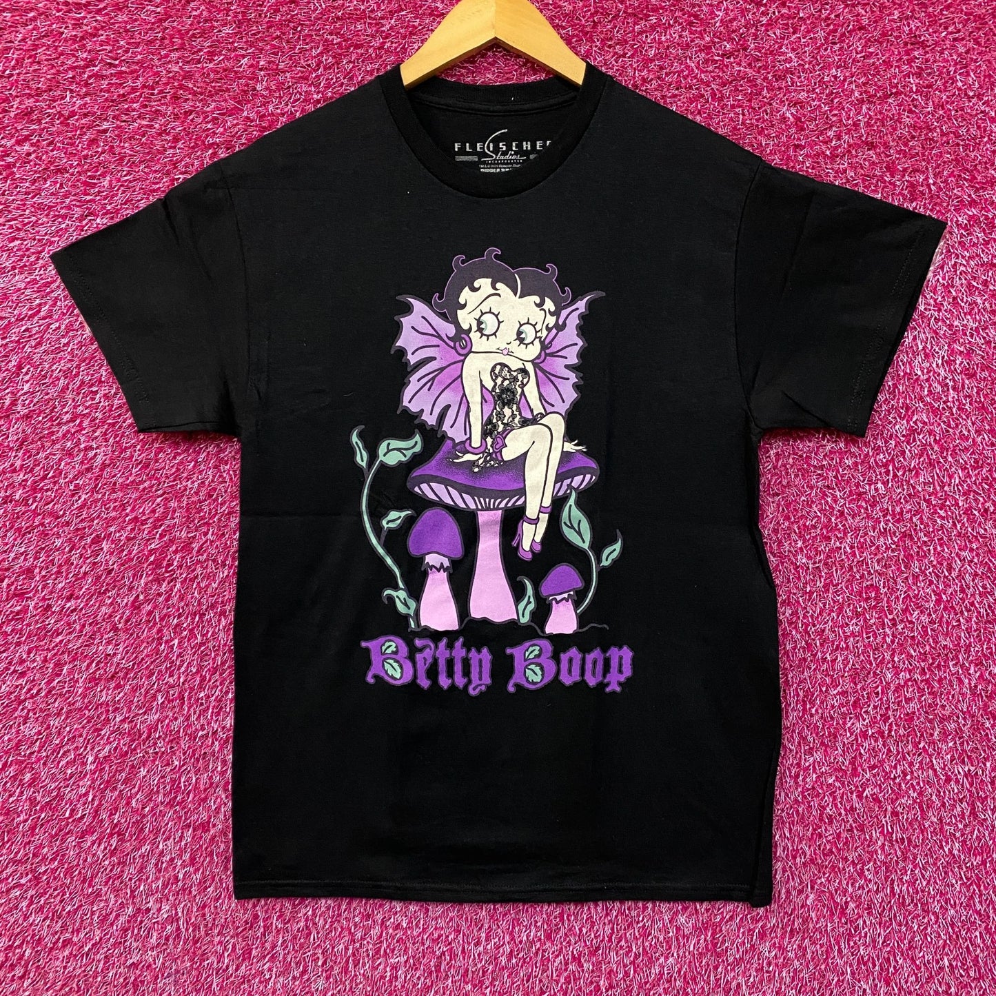 Betty Boop Gothic Mushroom Pixie Animated Movie T-Shirt Medium