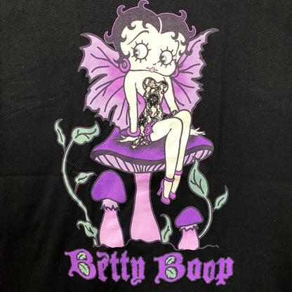 Betty Boop Gothic Mushroom Pixie Animated Movie T-Shirt Medium