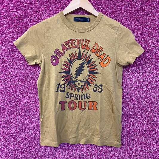 The Grateful Dead Spring Tour 1983 T-Shirt Size Small