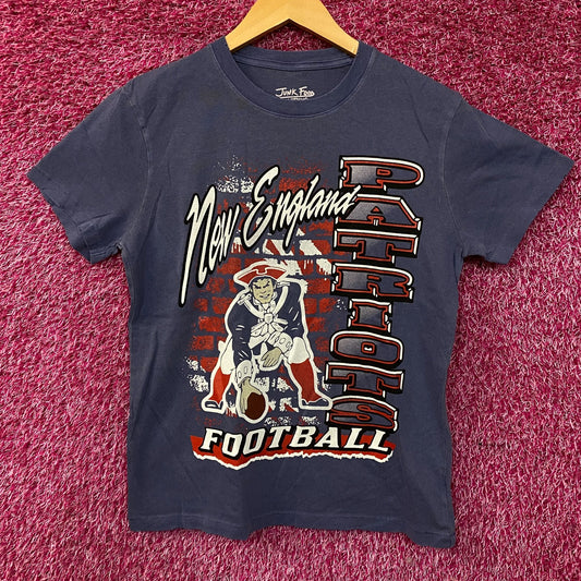 Junk Food Clothing New England Patriots Brick Vintage Style Women's Tee XS
