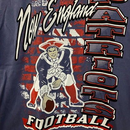 Junk Food Clothing New England Patriots Brick Vintage Style Women's Tee XS
