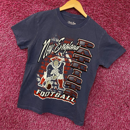 Junk Food Clothing New England Patriots Brick Vintage Style Women's Tee XS