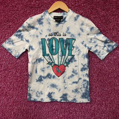 Disney x Junk Food Cinderella So This Is Love Tie-Dye T-Shirt Small