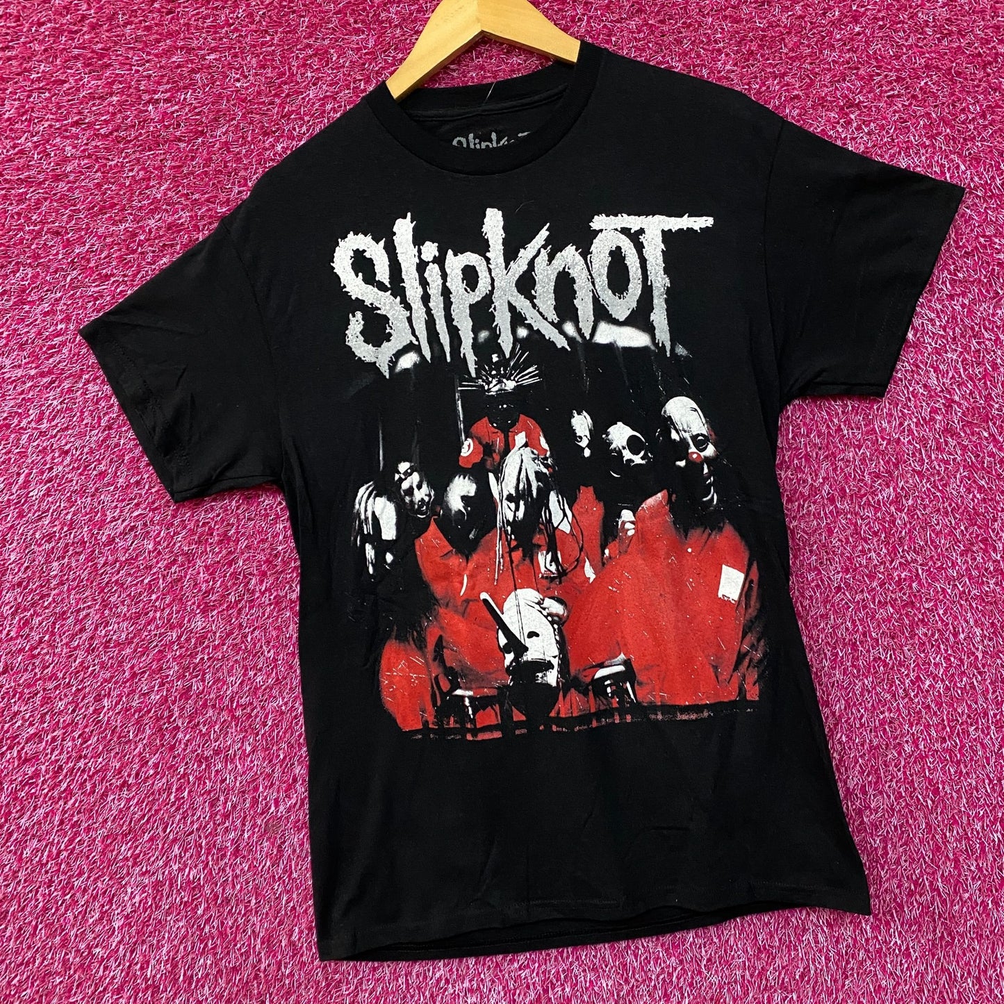 Slipknot Heavy Metal Band Self-Titled Album Cover Art T-Shirt Medium