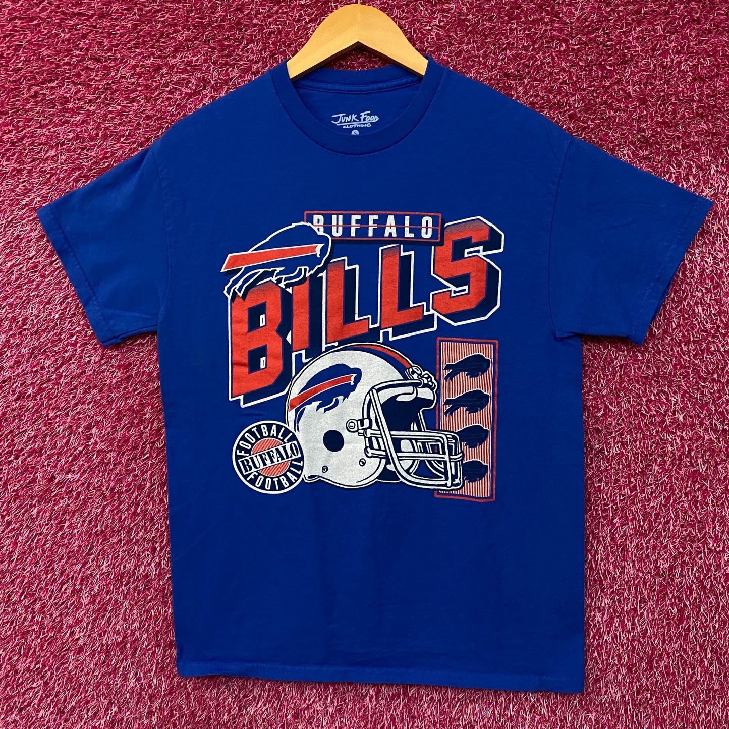 Junk Food Clothing NFL Buffalo Bills Checkdown Flea Market Tee Small