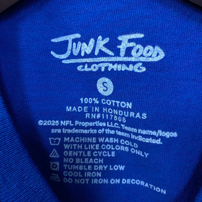 Junk Food Clothing NFL Buffalo Bills Checkdown Flea Market Tee Small