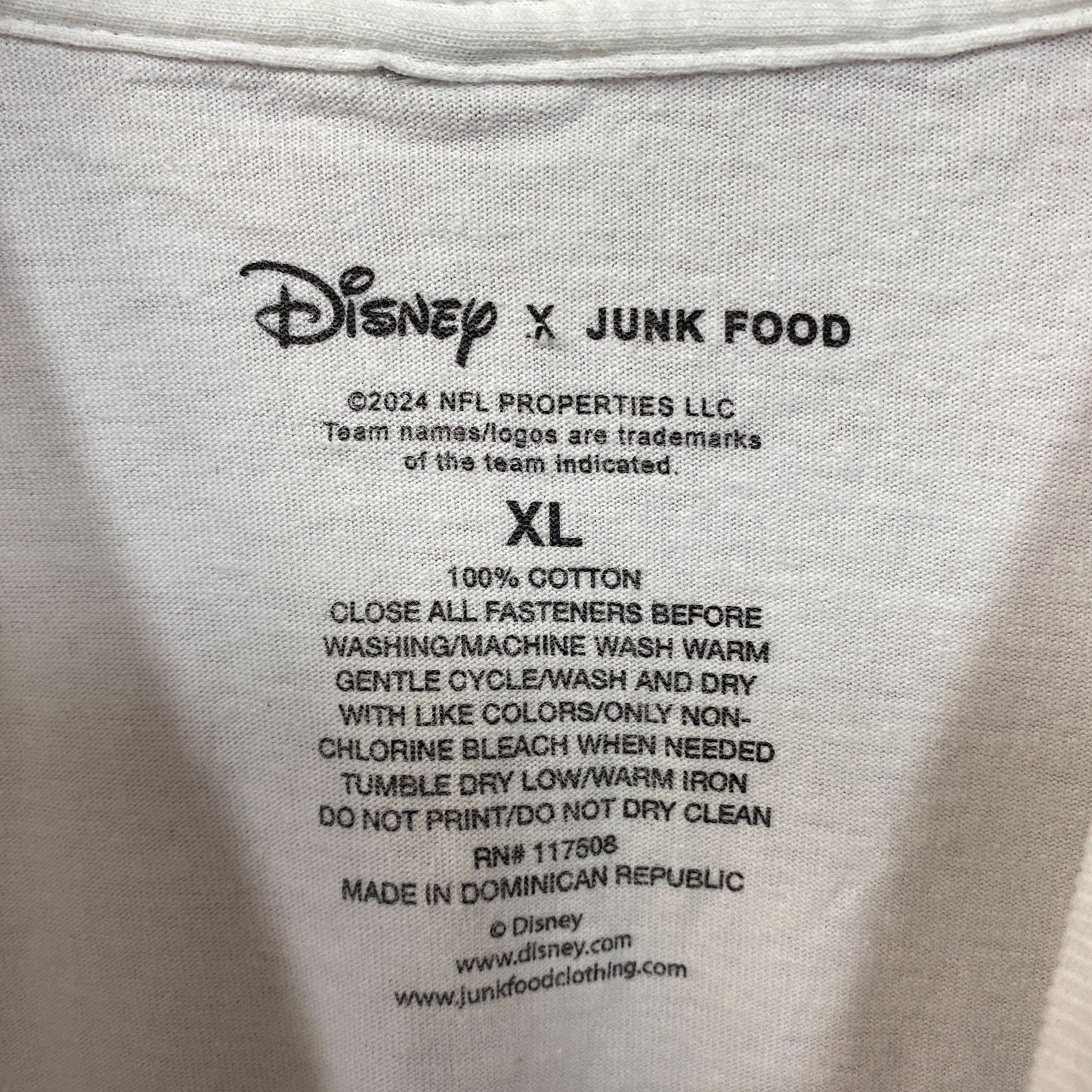 Disney x Junk Food NFL Miami Dolphins Mickey Mouse Field T-Shirt XL