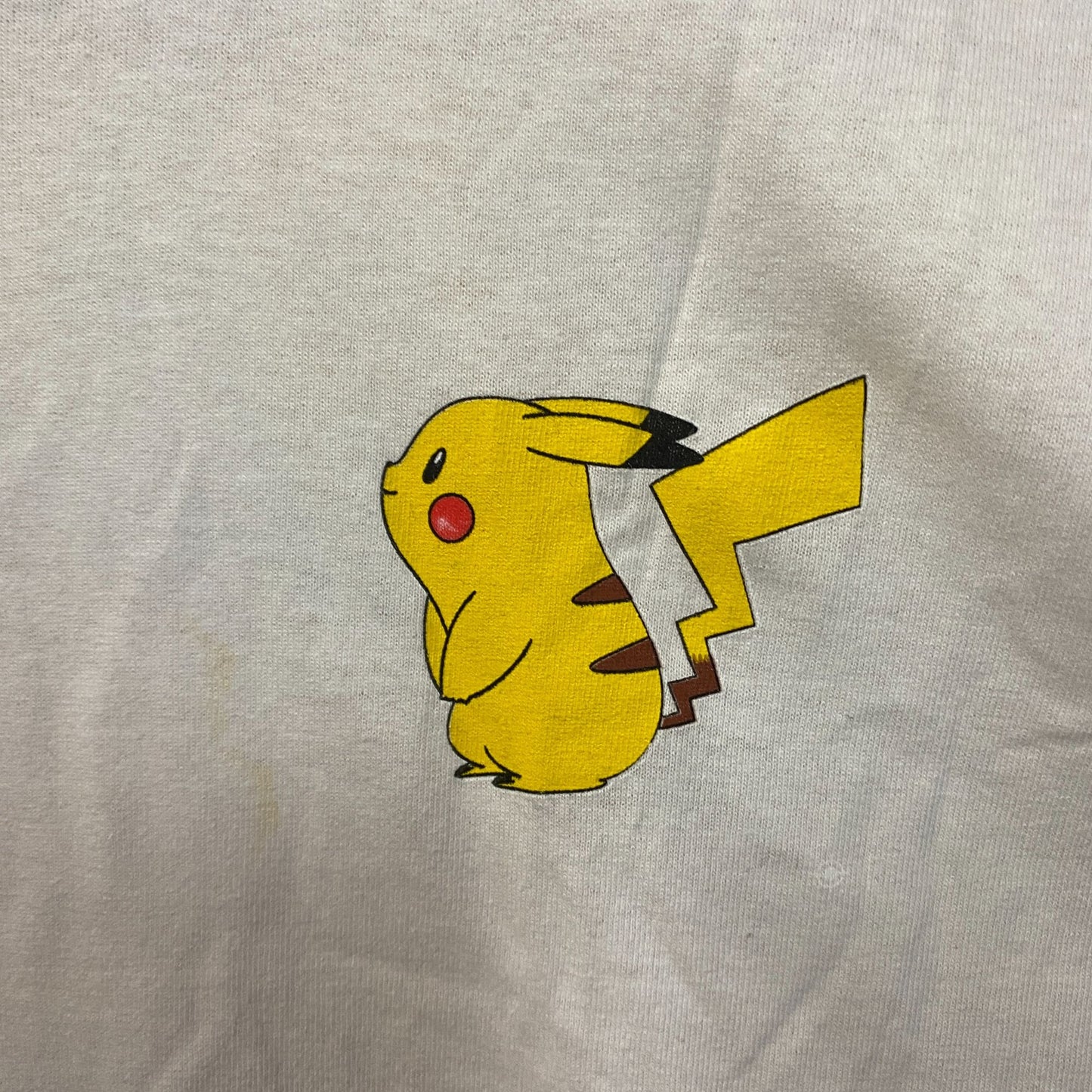 Pokemon Pikachu 025 Japanese Lettering T-Shirt XL