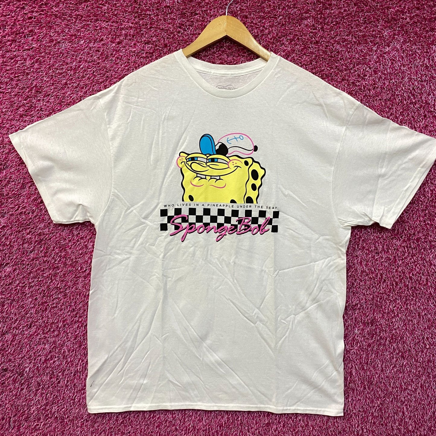 Nickelodeon Spongebob Squarepants Who Live In A Pineapple Under The Sea T-Shirt XL