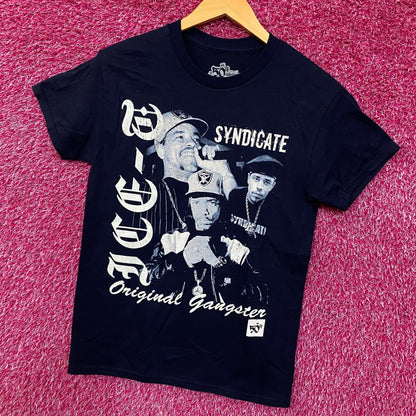 Ice-T Rhyme Syndicate 50th Anniversary of Hip Hop Graphic T-Shirt Small